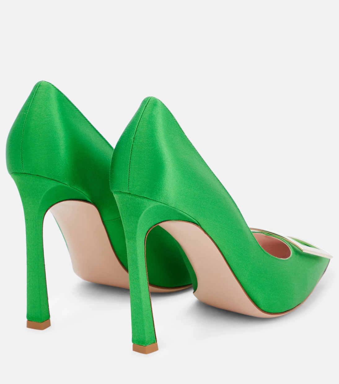 Trompette satin pumps | Roger Vivier