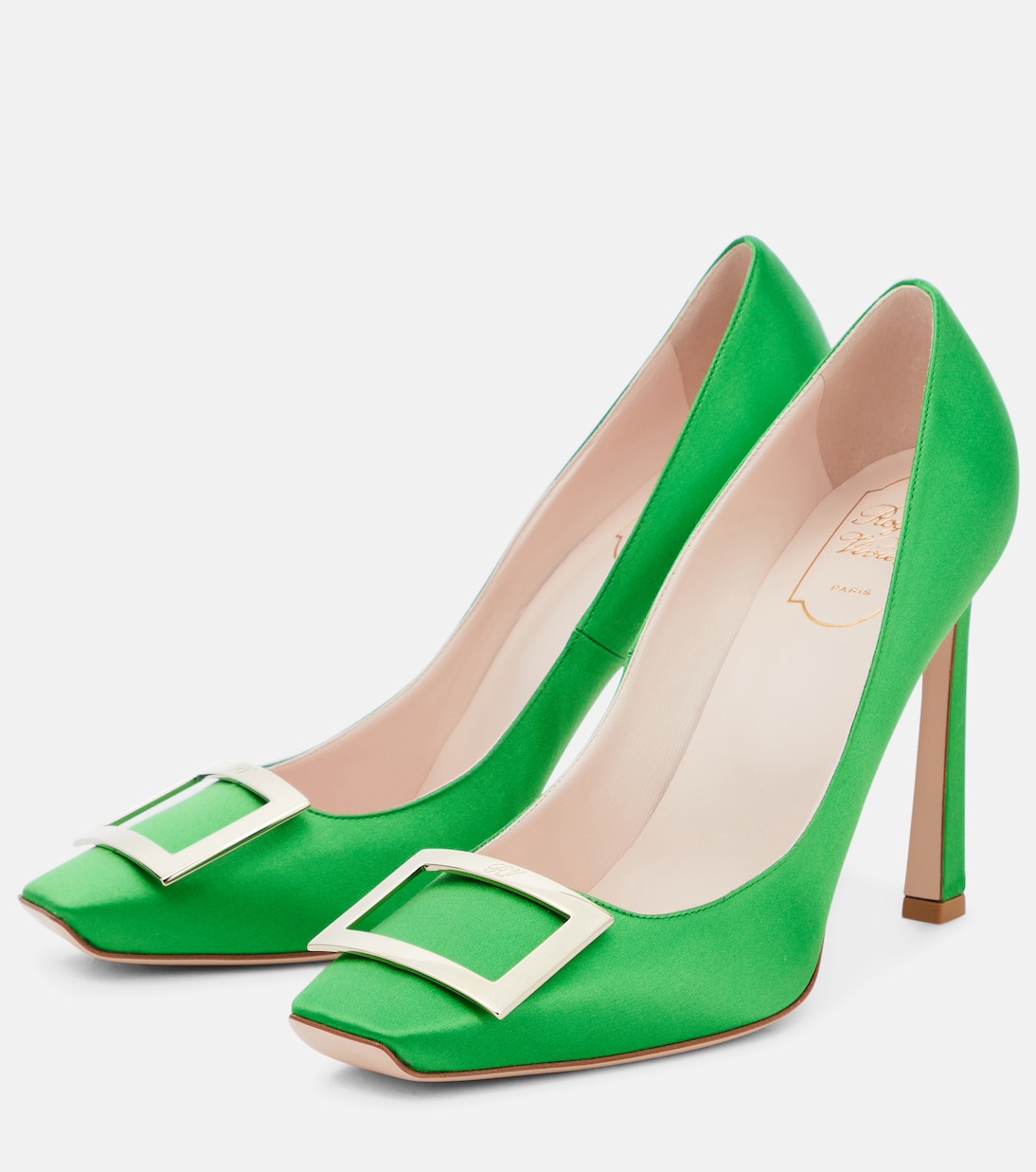 Trompette satin pumps | Roger Vivier