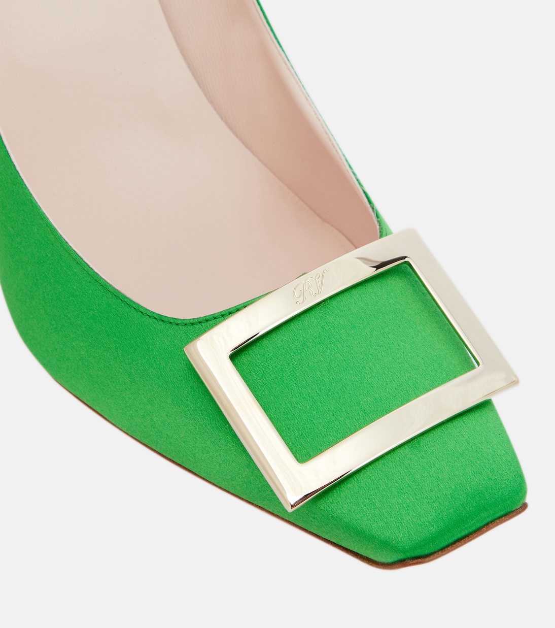 Trompette satin pumps | Roger Vivier