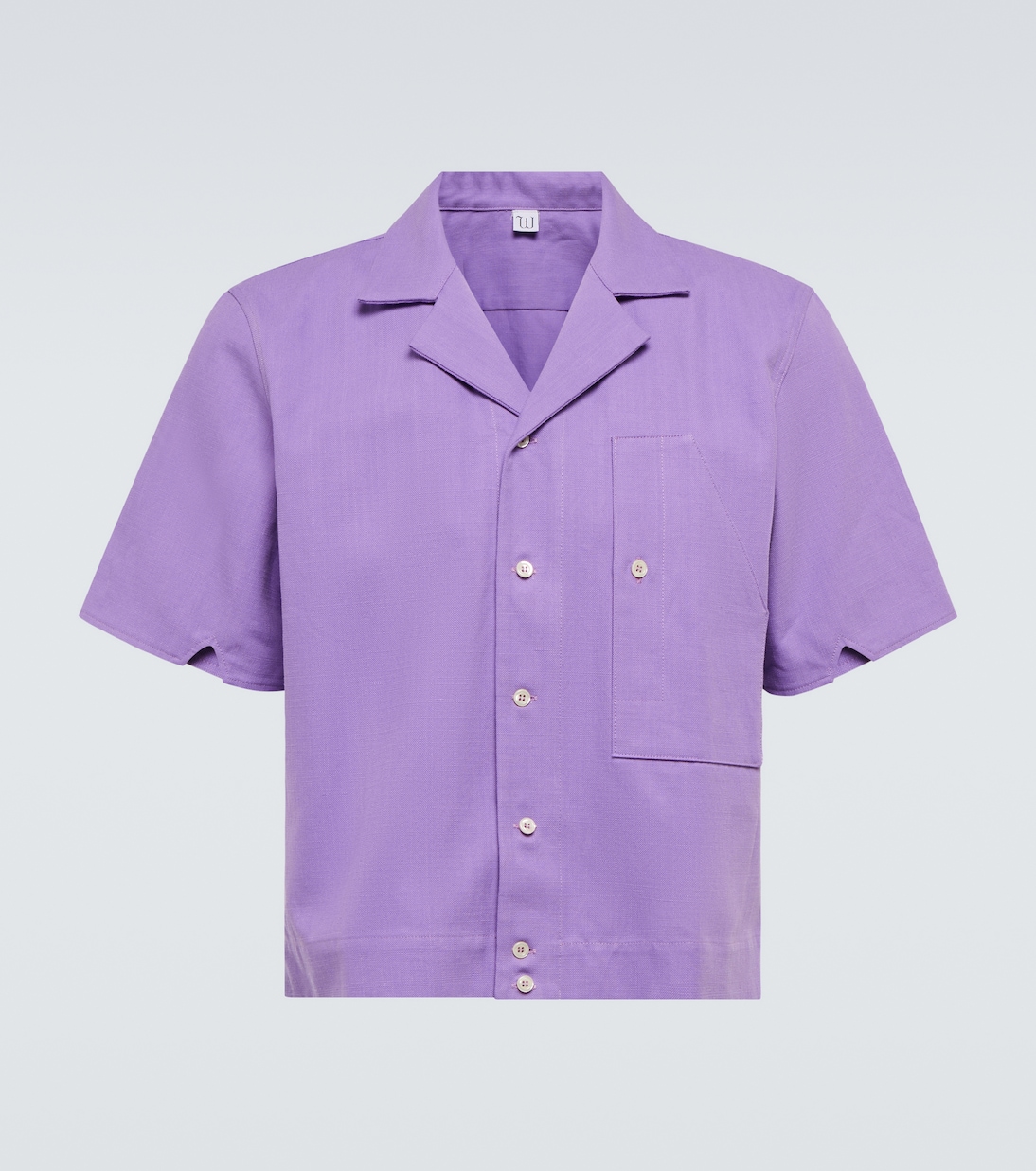 Camicia bowling in cotone e lino | Winnie New York