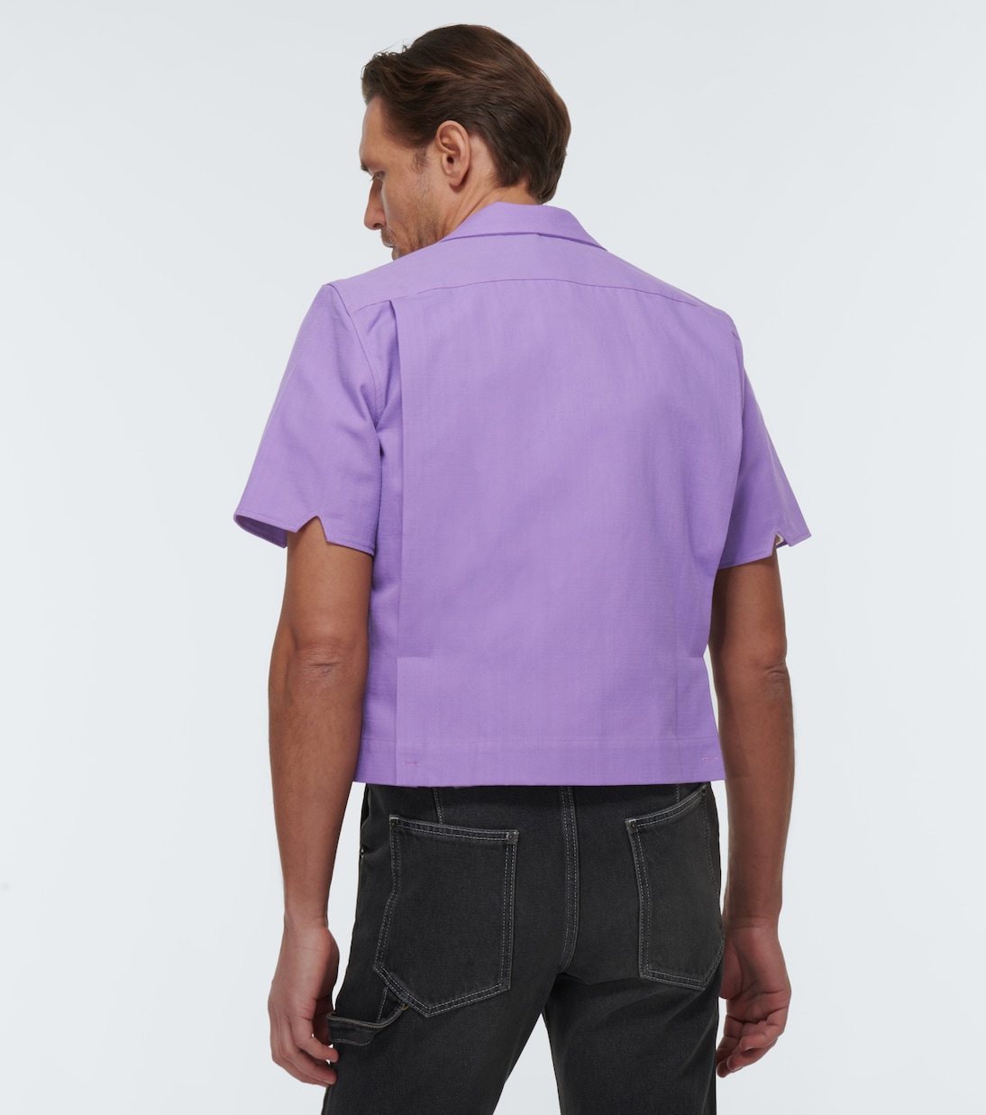 Camicia bowling in cotone e lino | Winnie New York