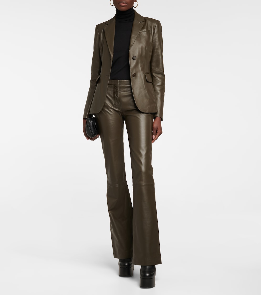 Serge leather bootcut pants | Altuzarra