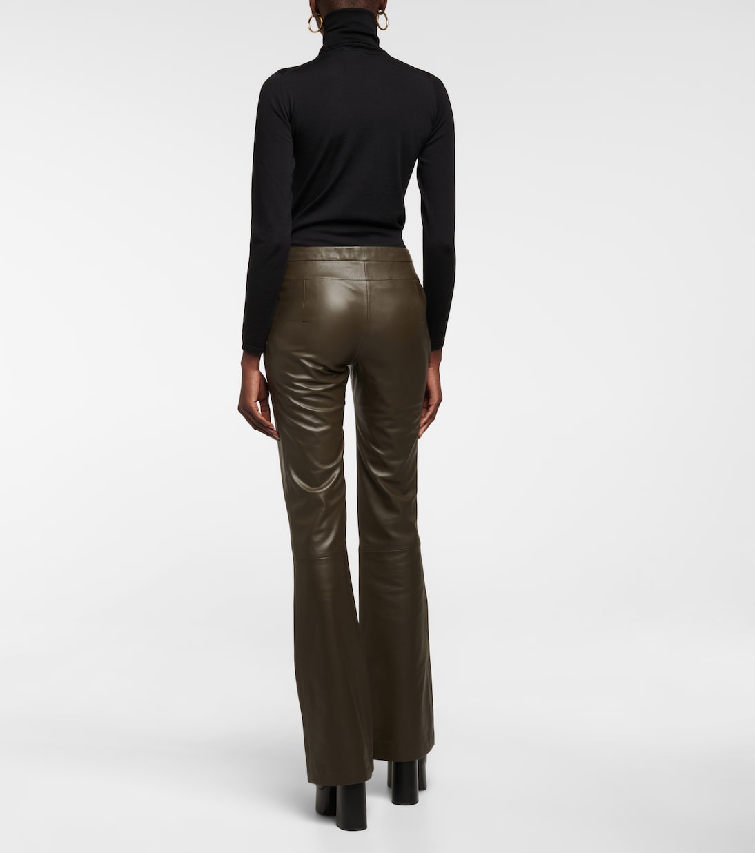 Serge leather bootcut pants | Altuzarra