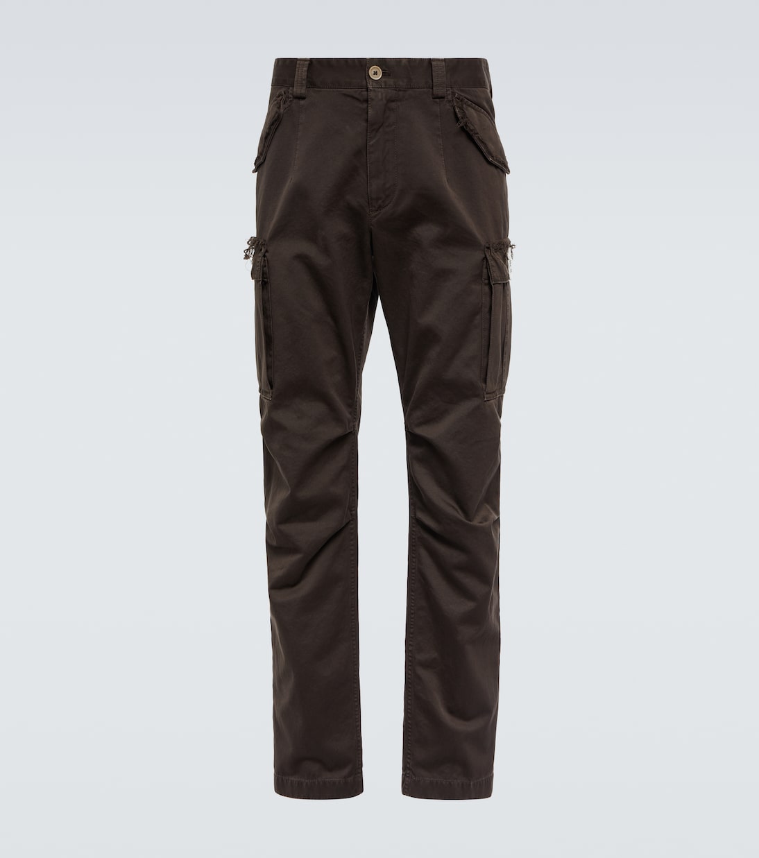 Pantaloni cargo in cotone tinto in capo | Dolce&Gabbana