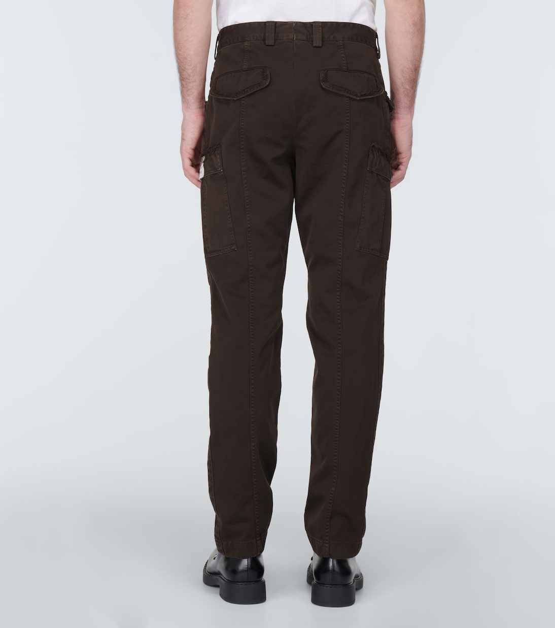 Pantaloni cargo in cotone tinto in capo | Dolce&Gabbana