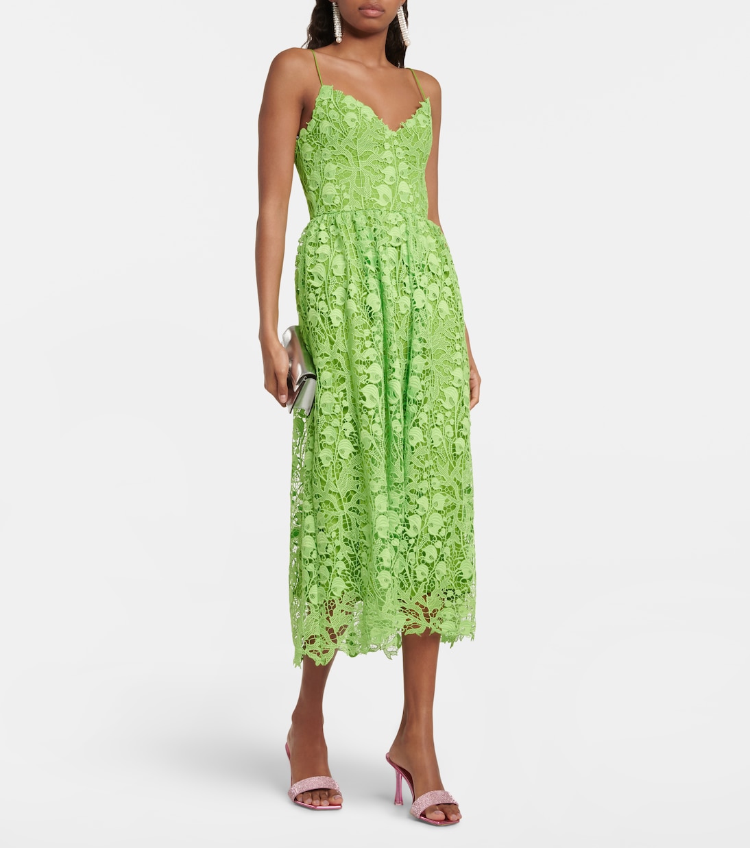 Miniabito in pizzo | Monique Lhuillier