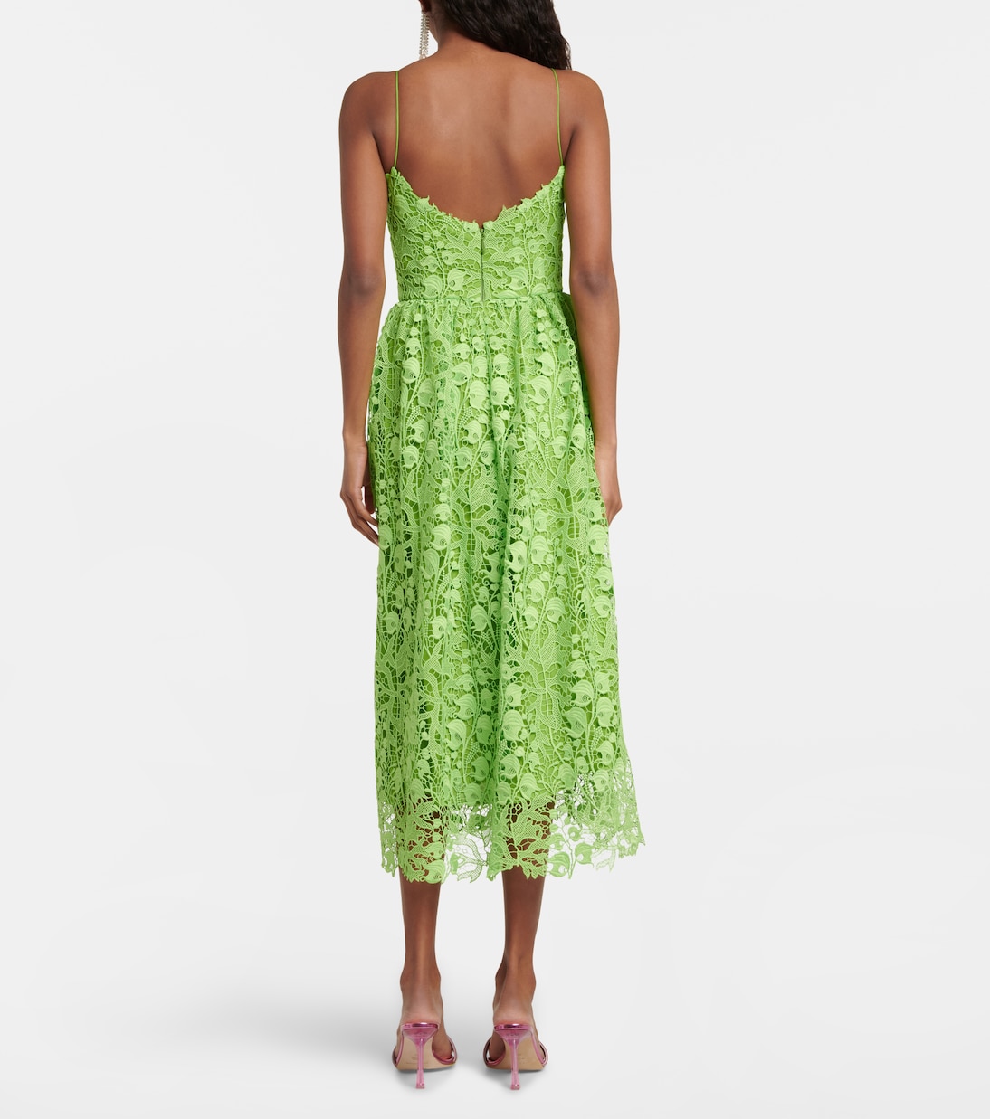 Miniabito in pizzo | Monique Lhuillier