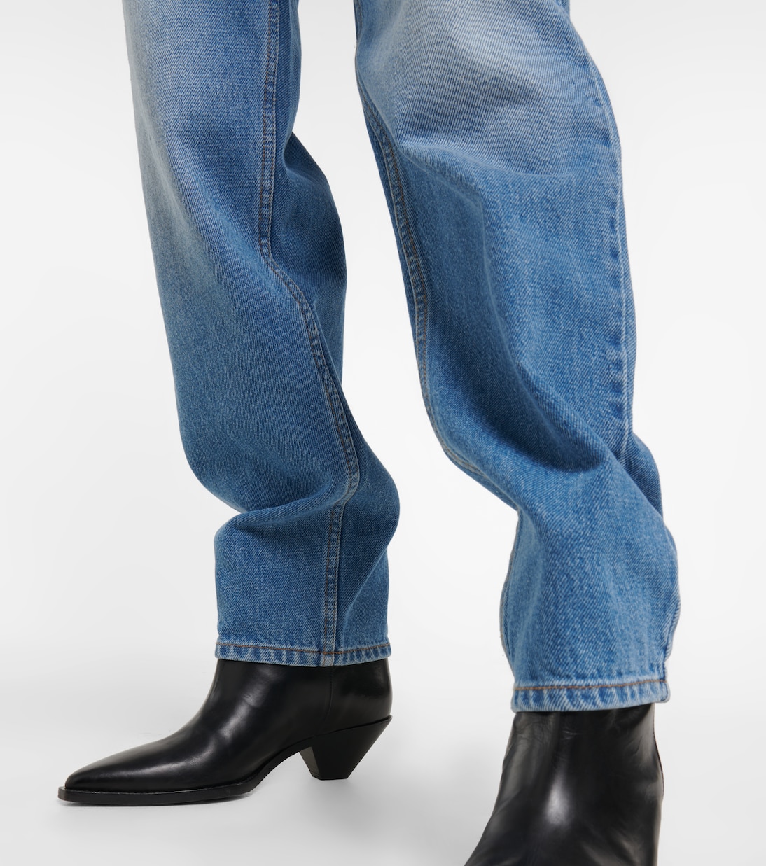 Jeans tapered Corsy de tiro alto | Marant Etoile