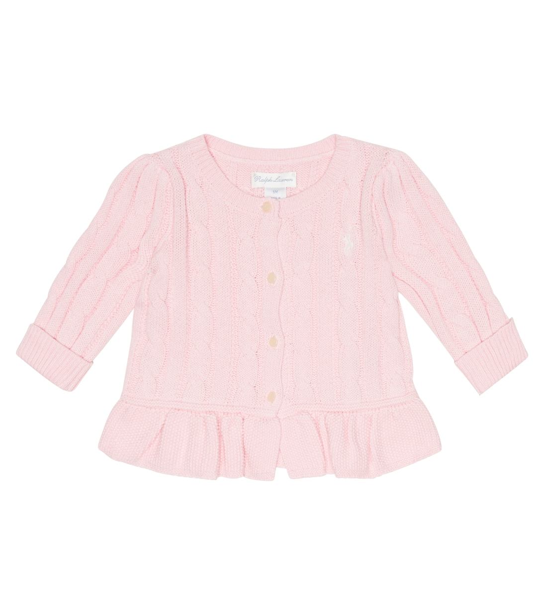 Baby - Cardigan in cotone a trecce | Polo Ralph Lauren Kids