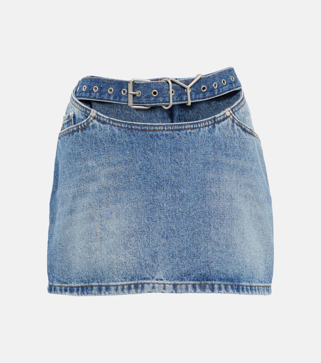 Minifalda en denim con aberturas | Y/Project