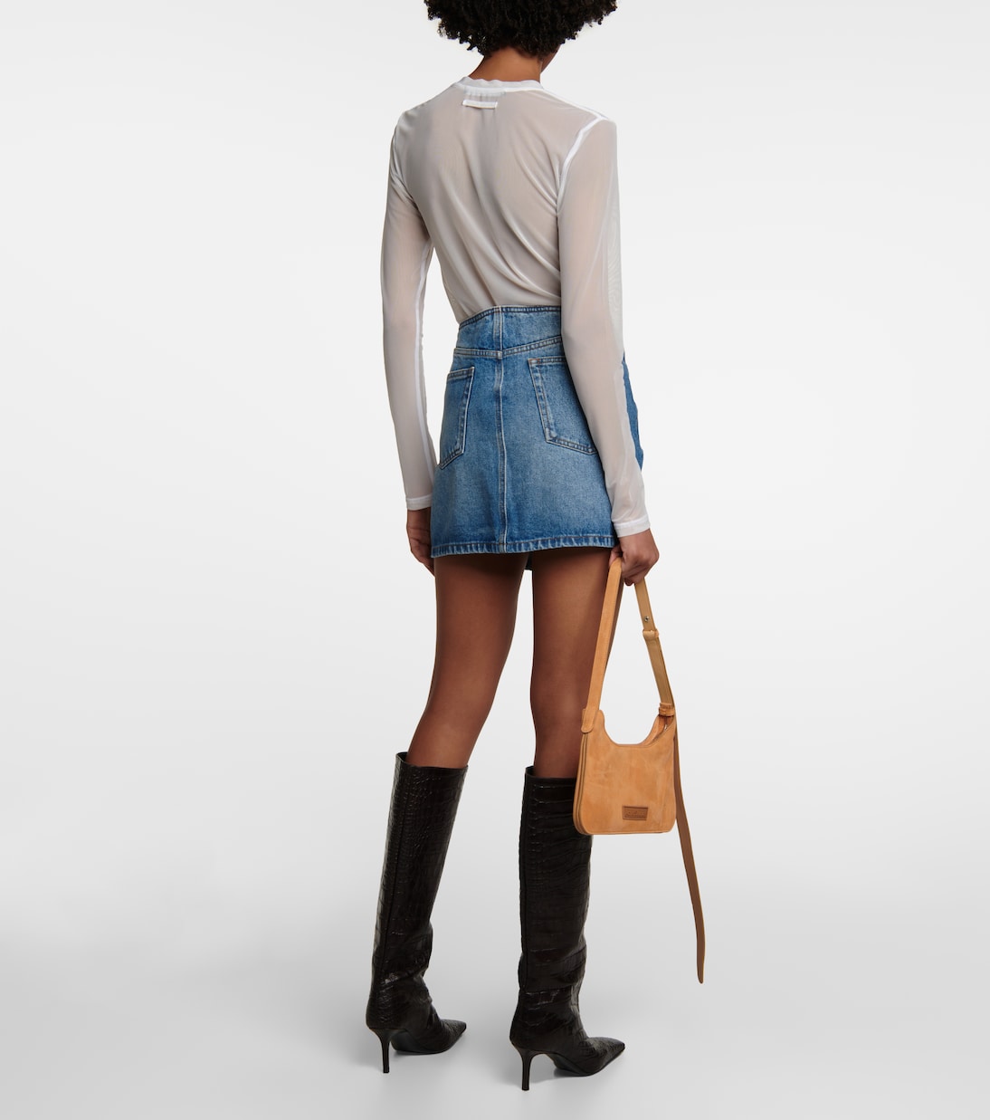 Minifalda en denim con aberturas | Y/Project