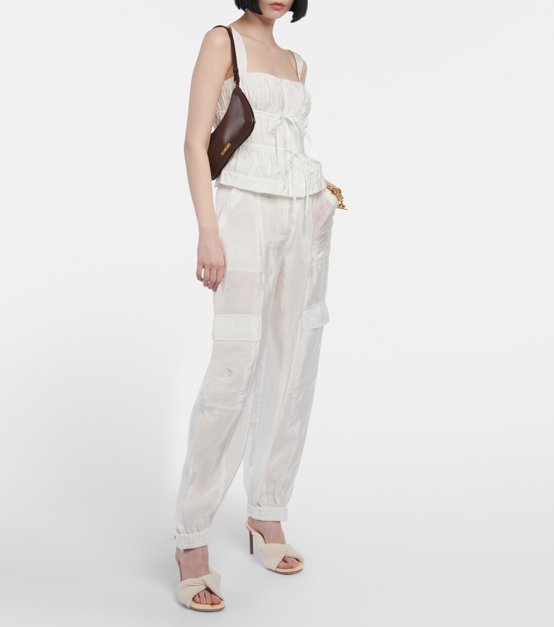 High-Rise-Cargohose Artemis | Simkhai