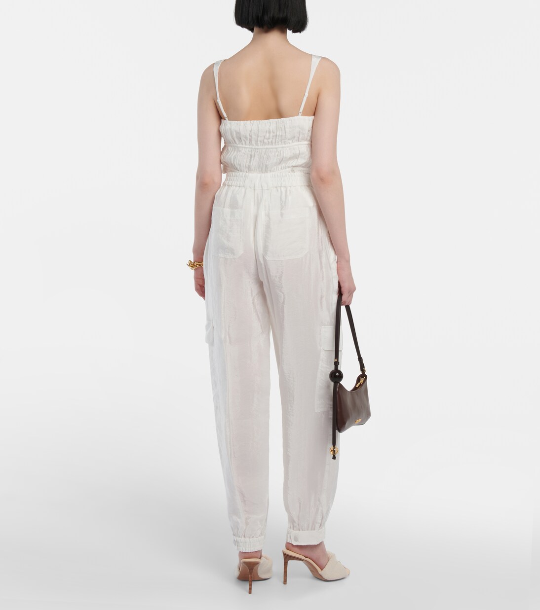 High-Rise-Cargohose Artemis | Simkhai