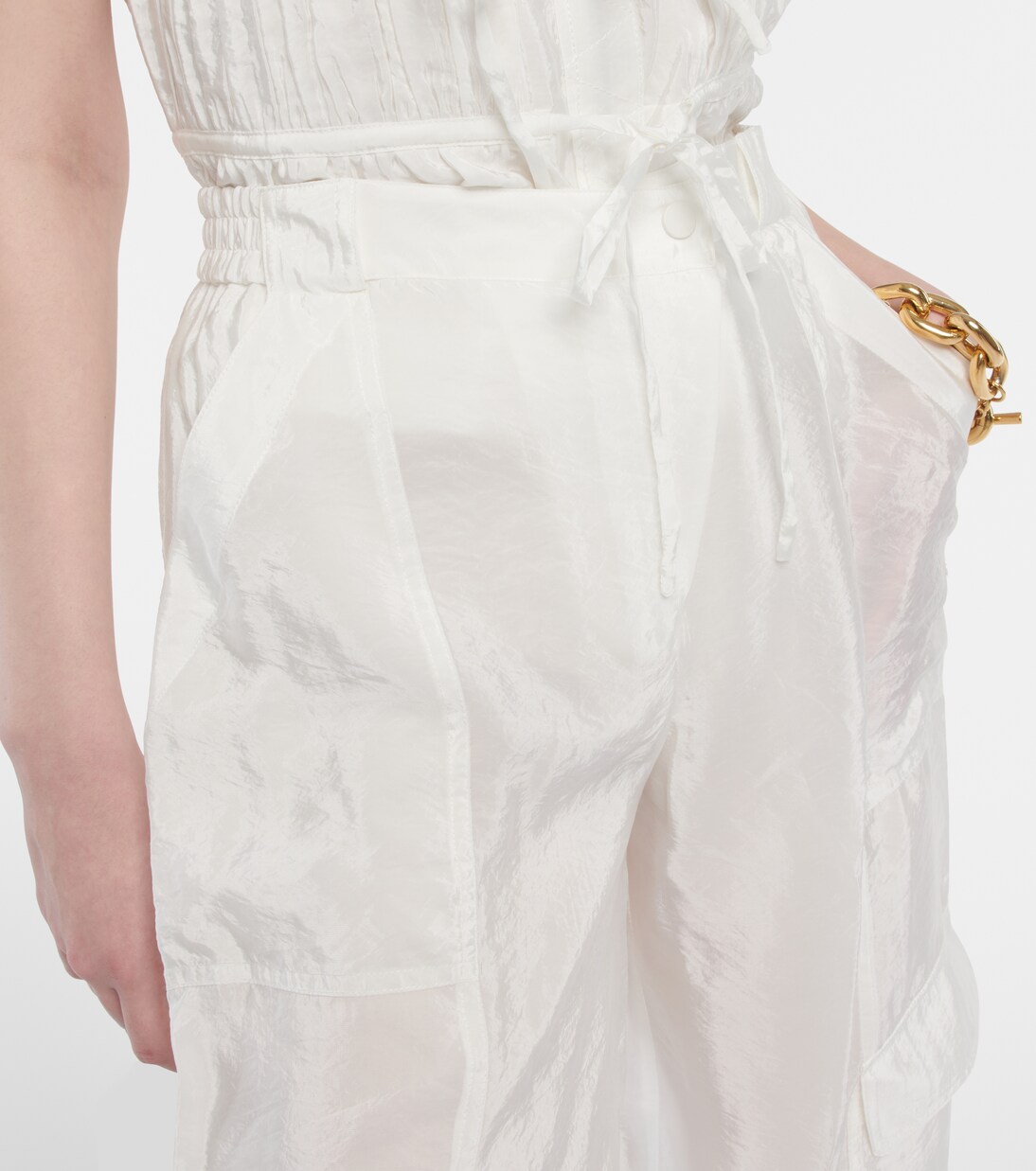 High-Rise-Cargohose Artemis | Simkhai