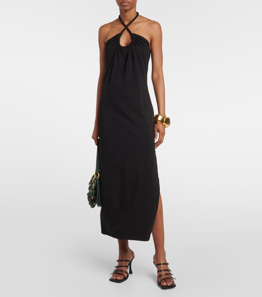 Vestido midi en jersey de algodón | Proenza Schouler