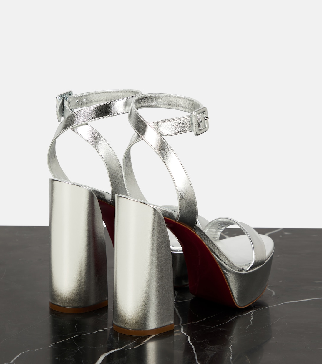 Sandales Movida Sabina à plateau en cuir | Christian Louboutin