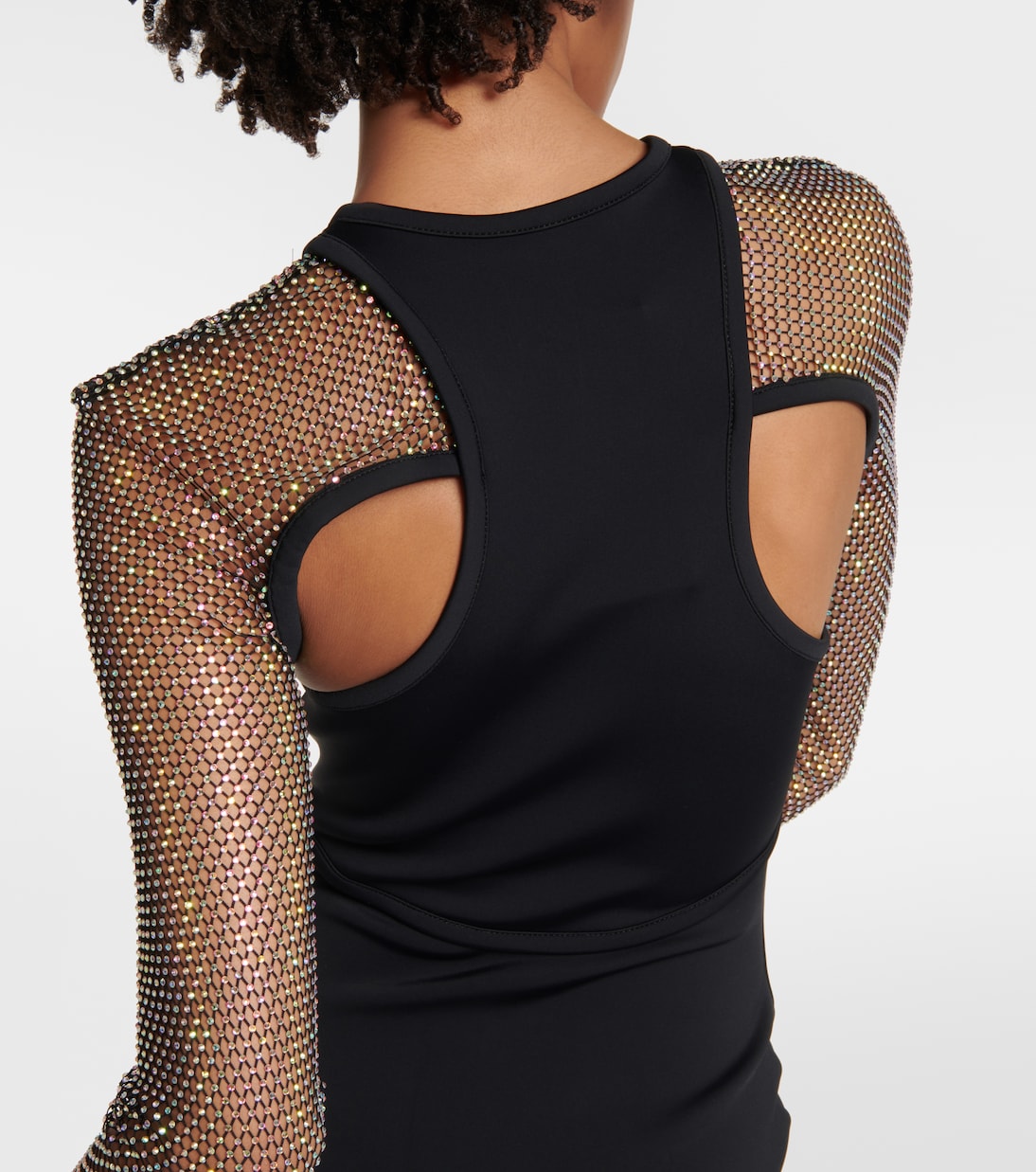 Abito midi asimmetrico con cut-out | David Koma