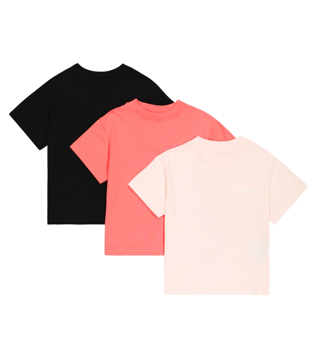 Set of 3 cotton jersey T-shirts | Palm Angels Kids