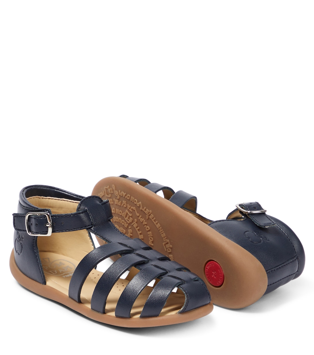 Sandalen Top Lo Easy Clay aus Leder | Pom d'Api