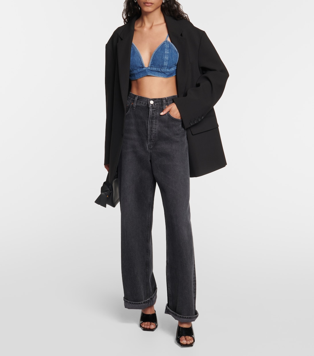 Denim bralette | Agolde