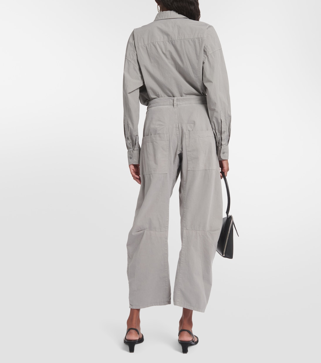 Pantalones Altos de Twill Modernos para Jóvenes por Nili Lotan