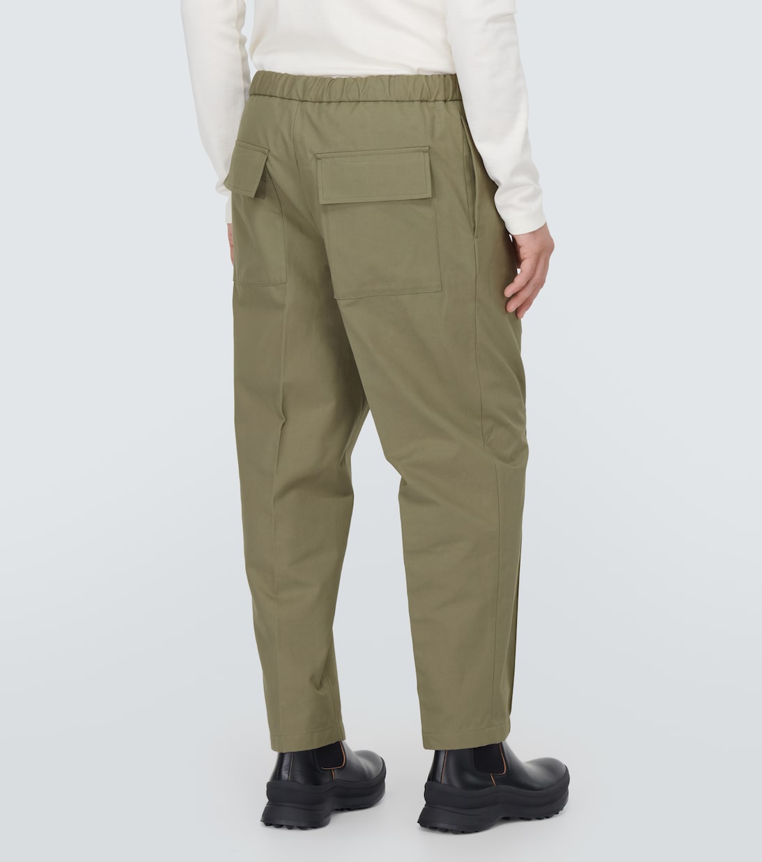 Pantalon droit en coton | Jil Sander