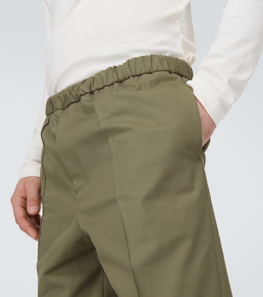 Pantalon droit en coton | Jil Sander