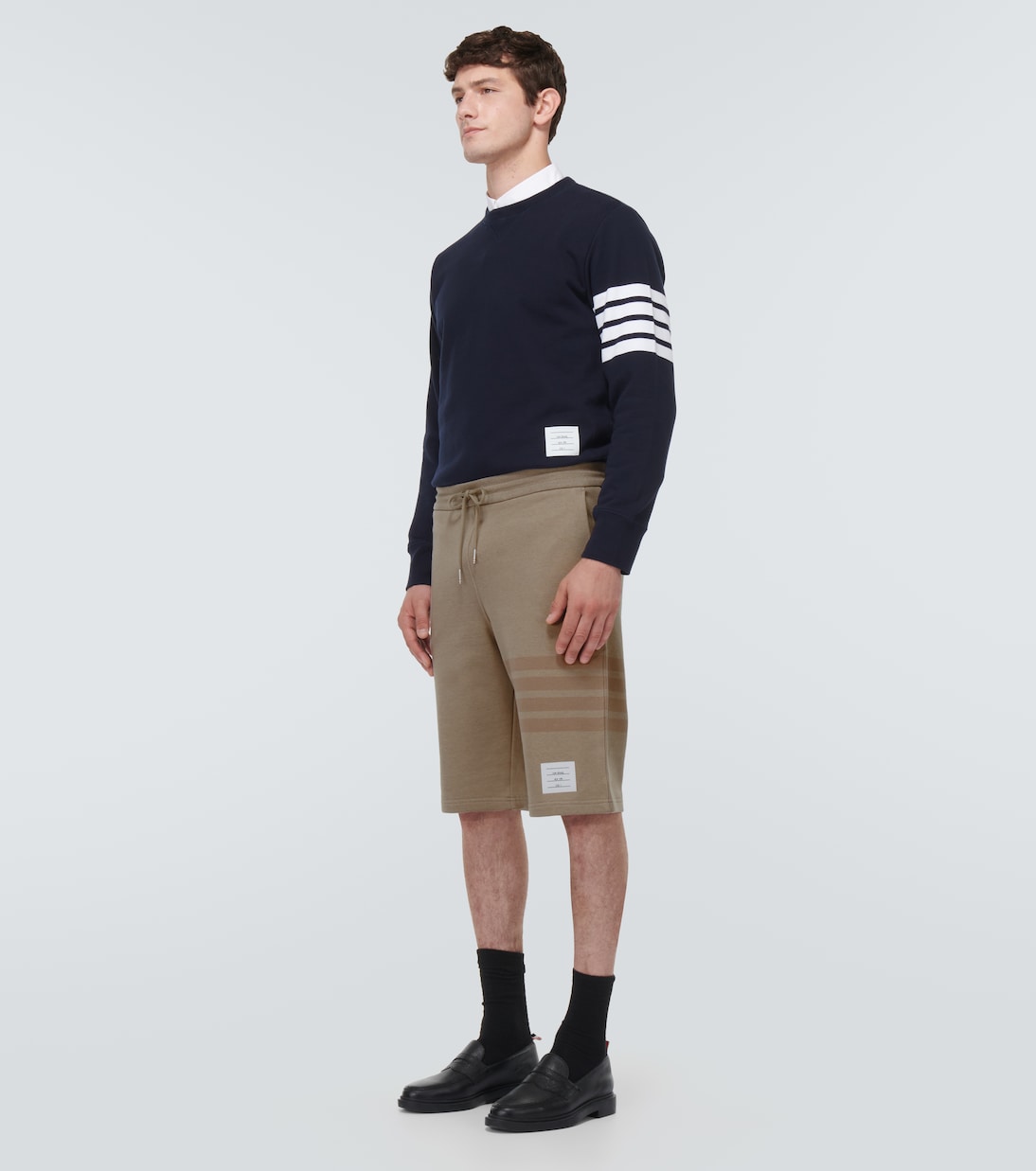Shorts 4-Bar de algodón | Thom Browne
