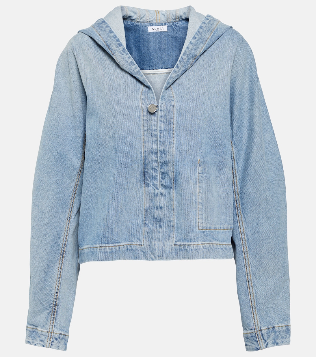 Chaqueta Corta de Denim Alaïa para Jóvenes con Estilo