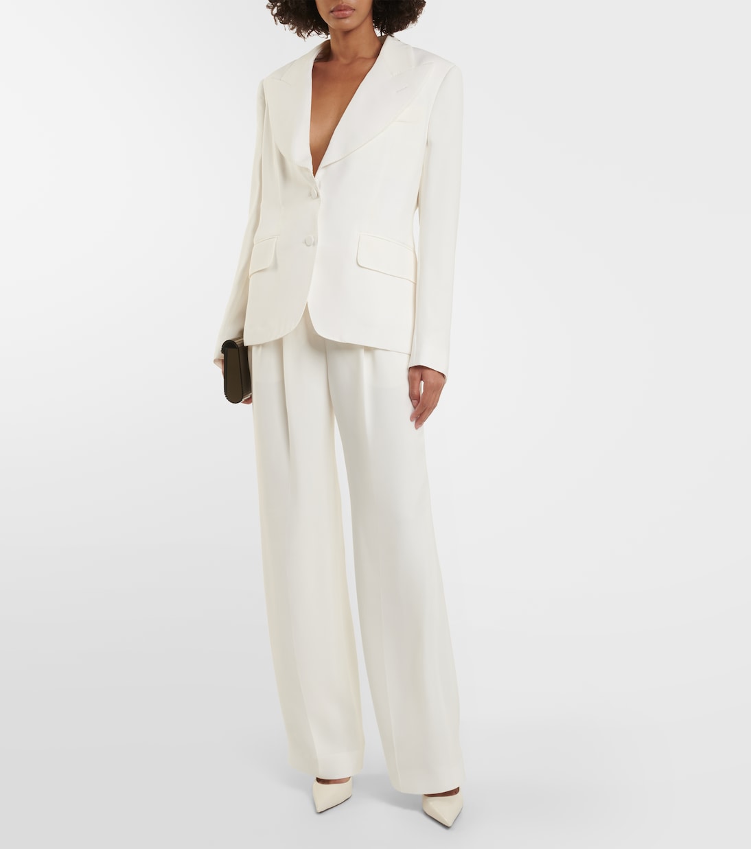 Weite Hose aus Seiden-Georgette | Tom Ford