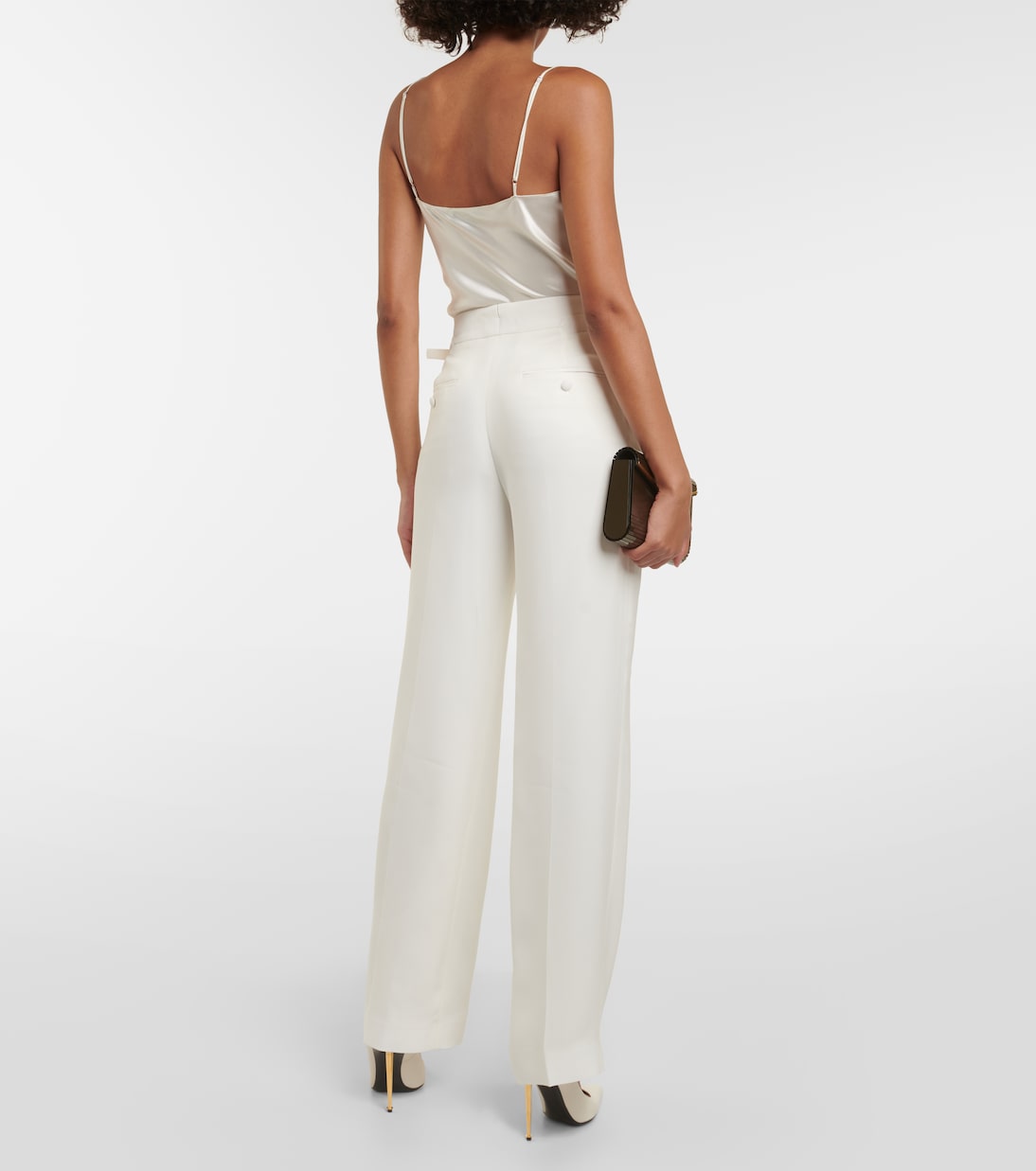 Weite Hose aus Seiden-Georgette | Tom Ford
