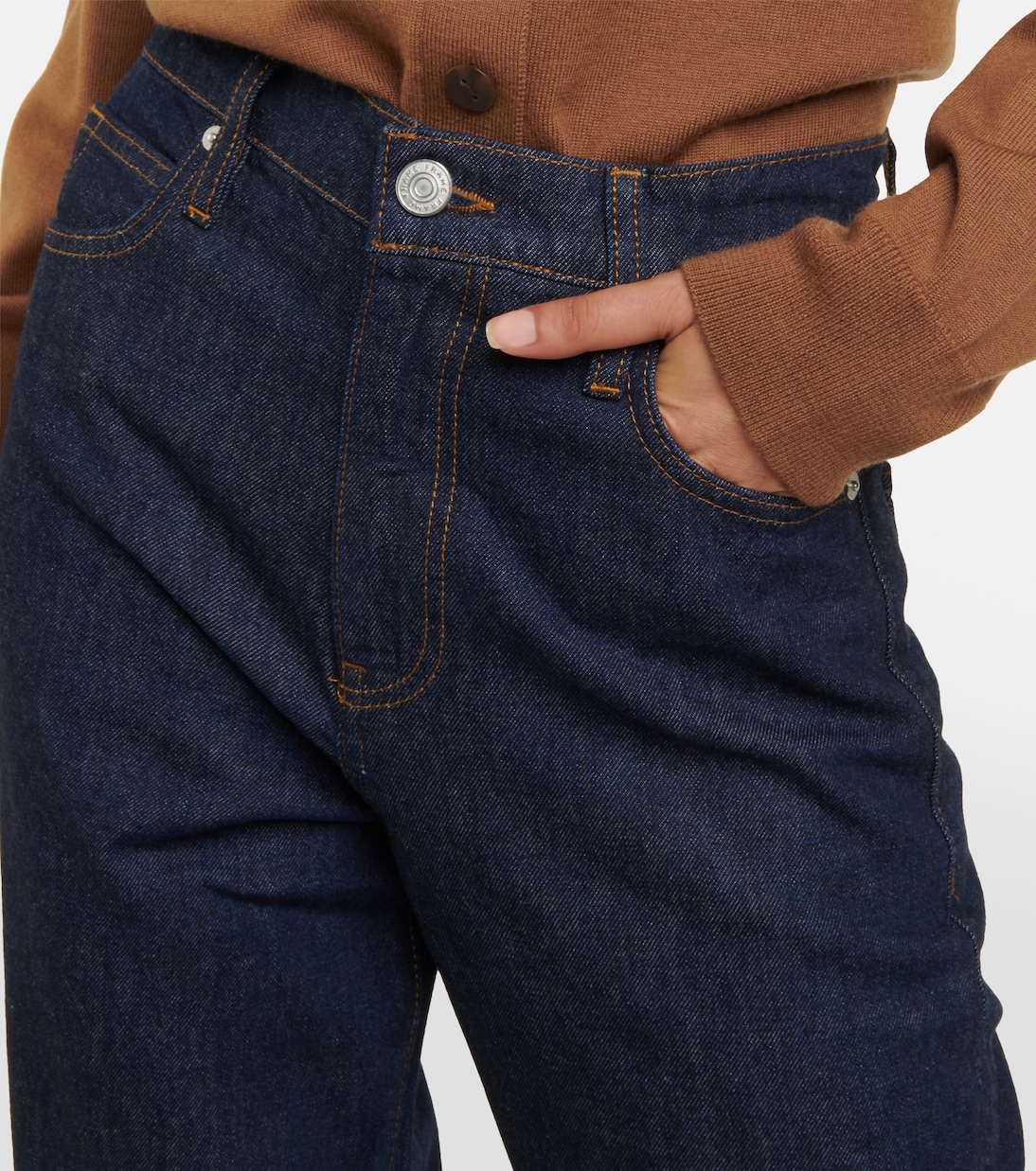 High-Rise Barrel Jeans | Frame