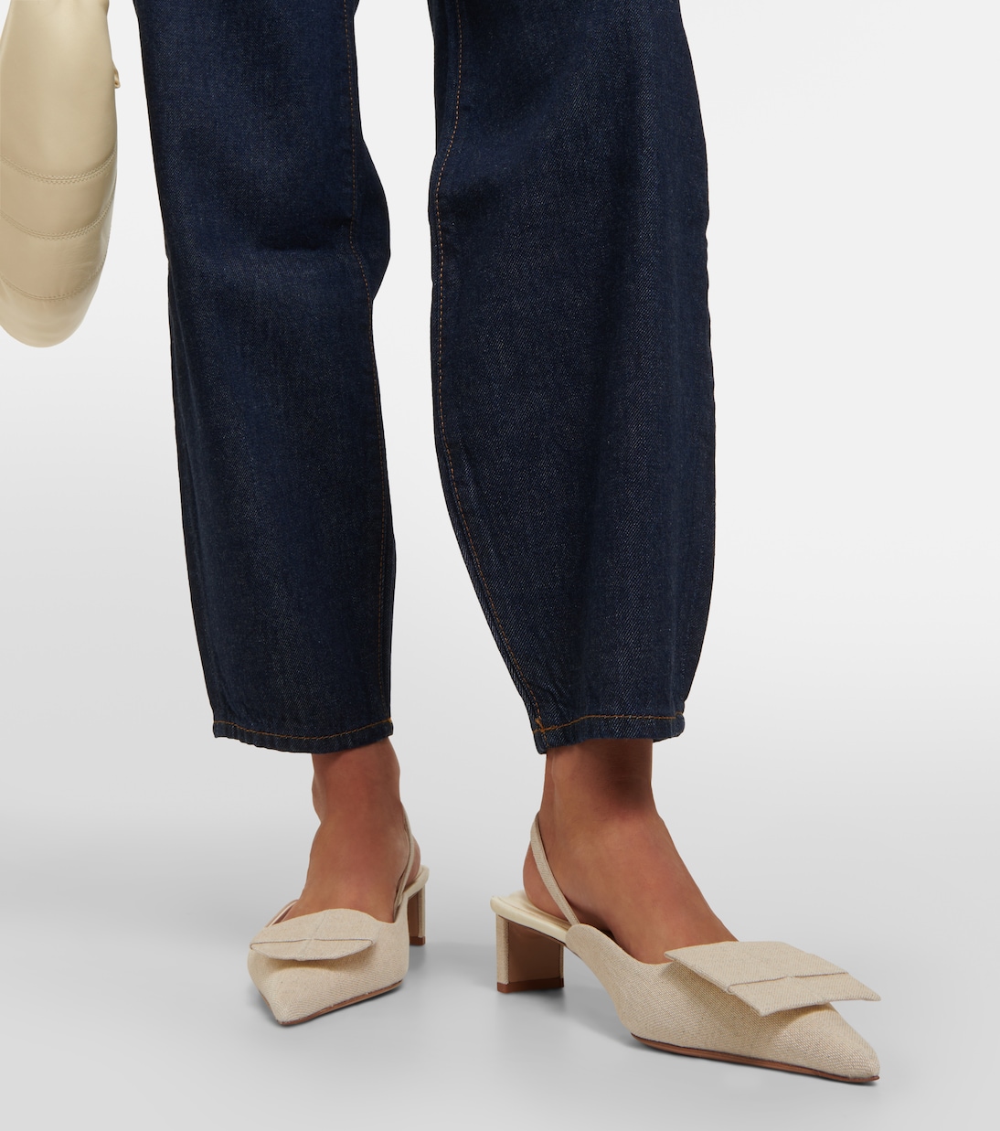 High-Rise Barrel Jeans | Frame