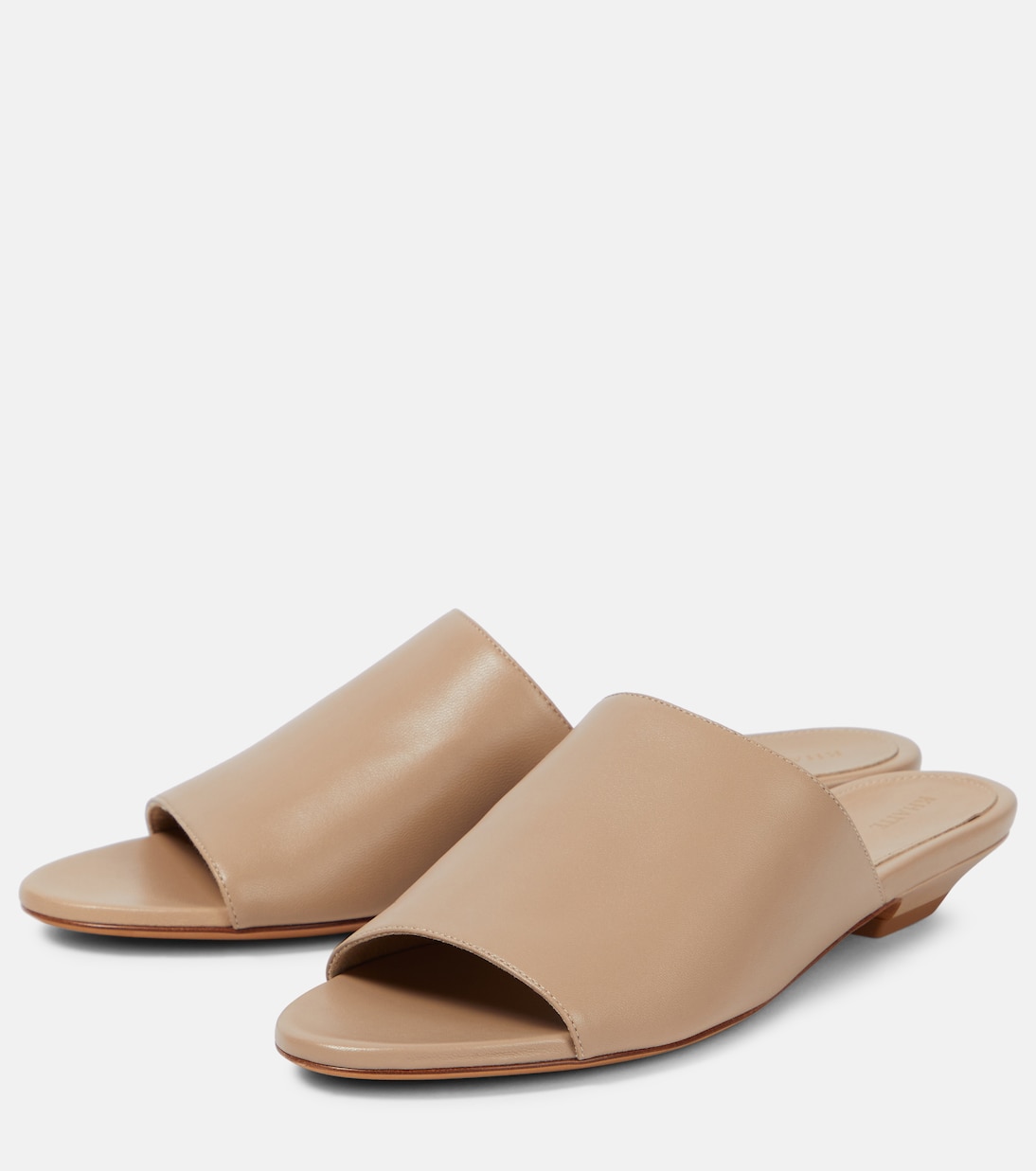 Marion leather slides | Khaite