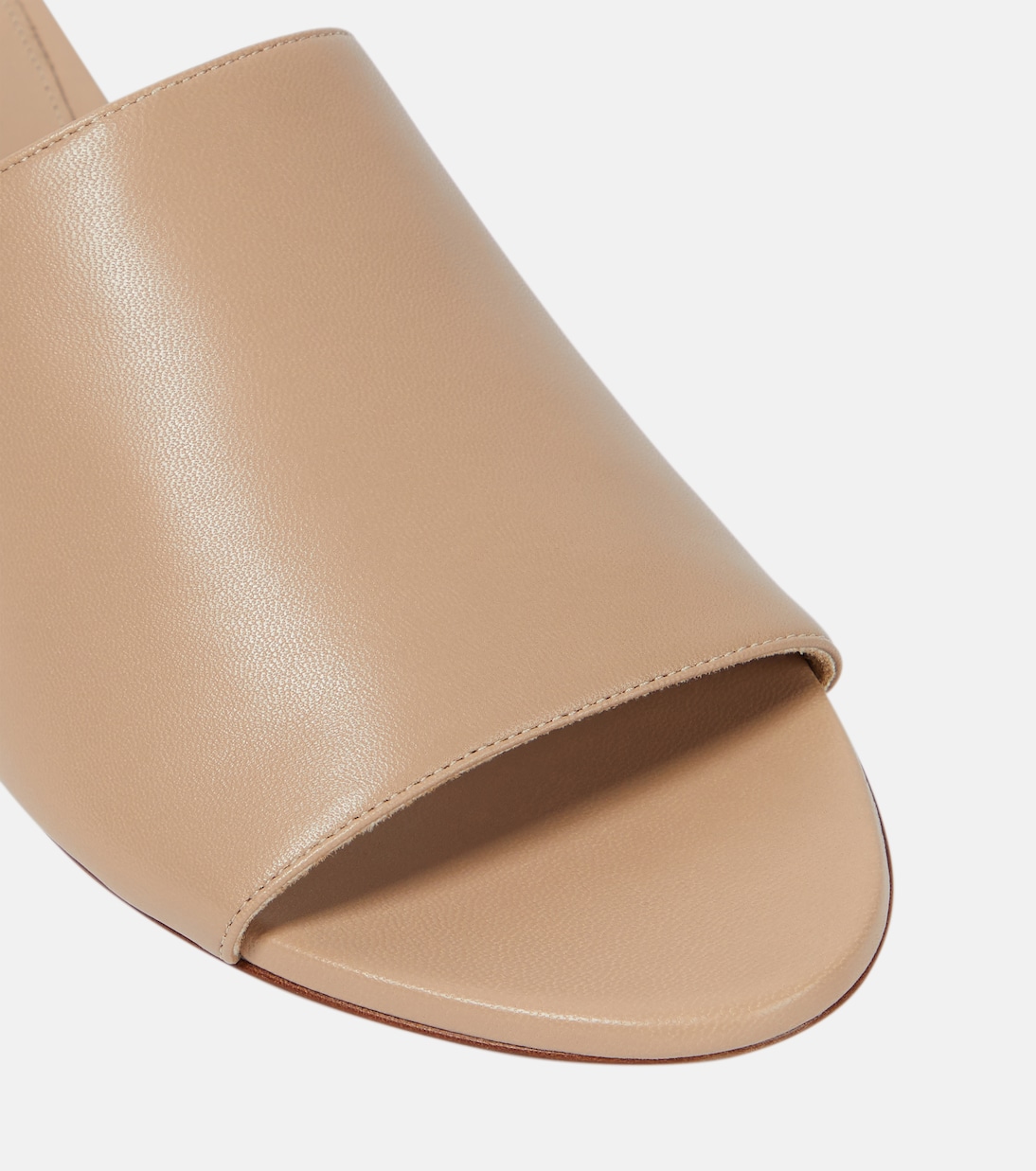 Marion leather slides | Khaite