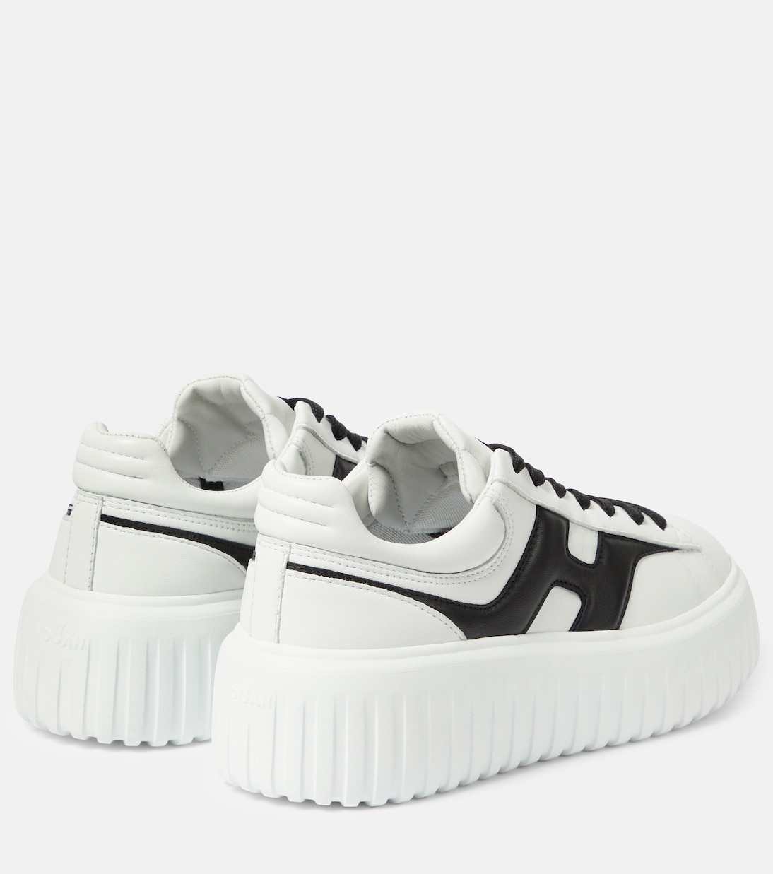 H-Stripes leather sneakers | Hogan