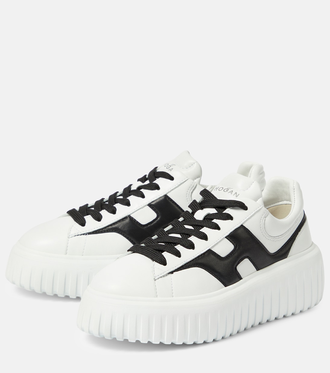 H-Stripes leather sneakers | Hogan