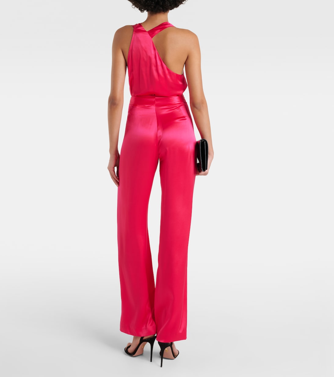 One-shoulder silk top | The Sei