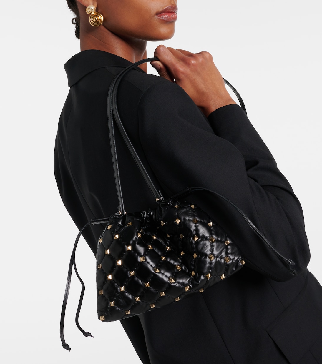 Tote Rockstud Spike Mini aus Leder | Valentino Garavani