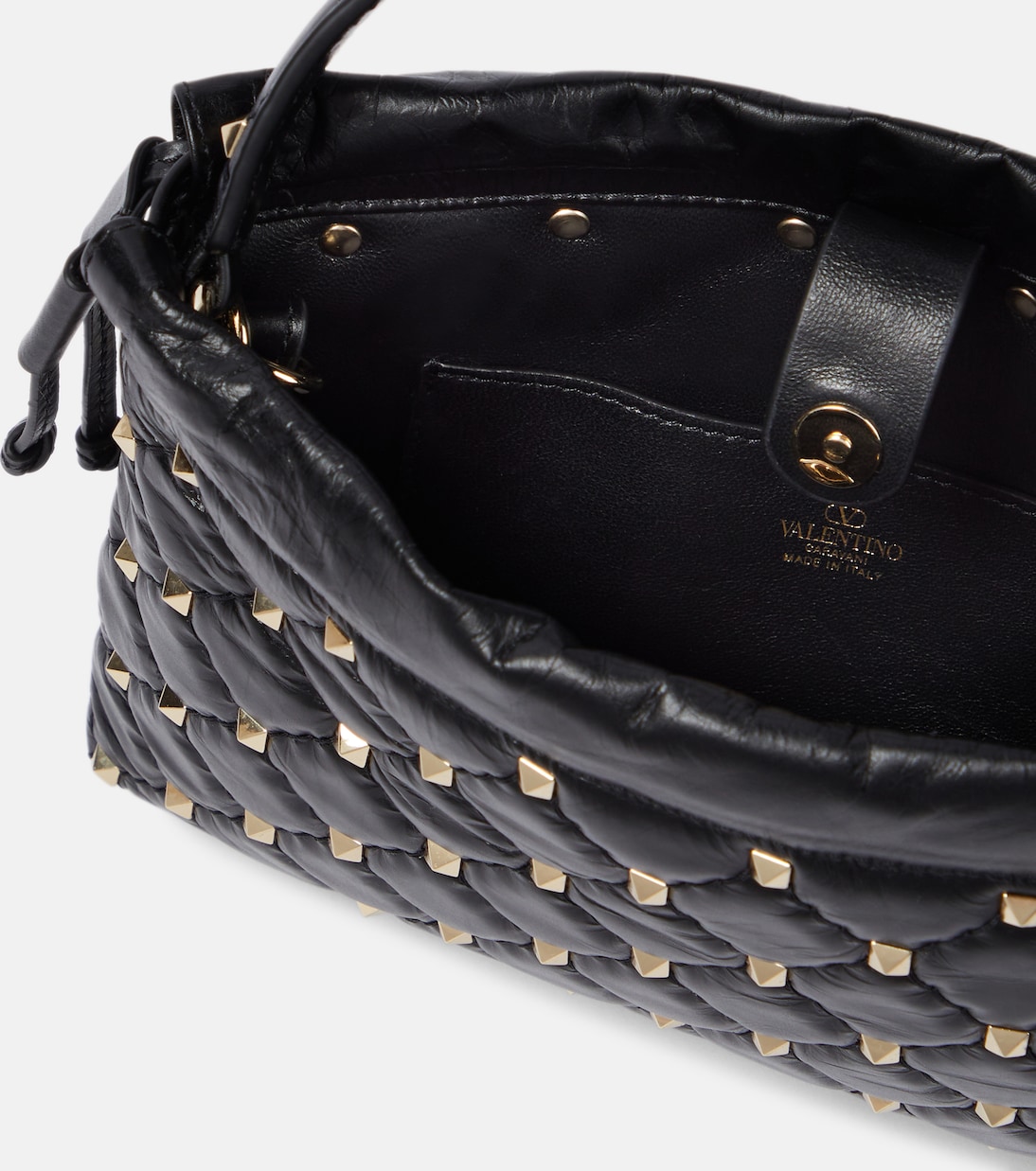 Tote Rockstud Spike Mini aus Leder | Valentino Garavani