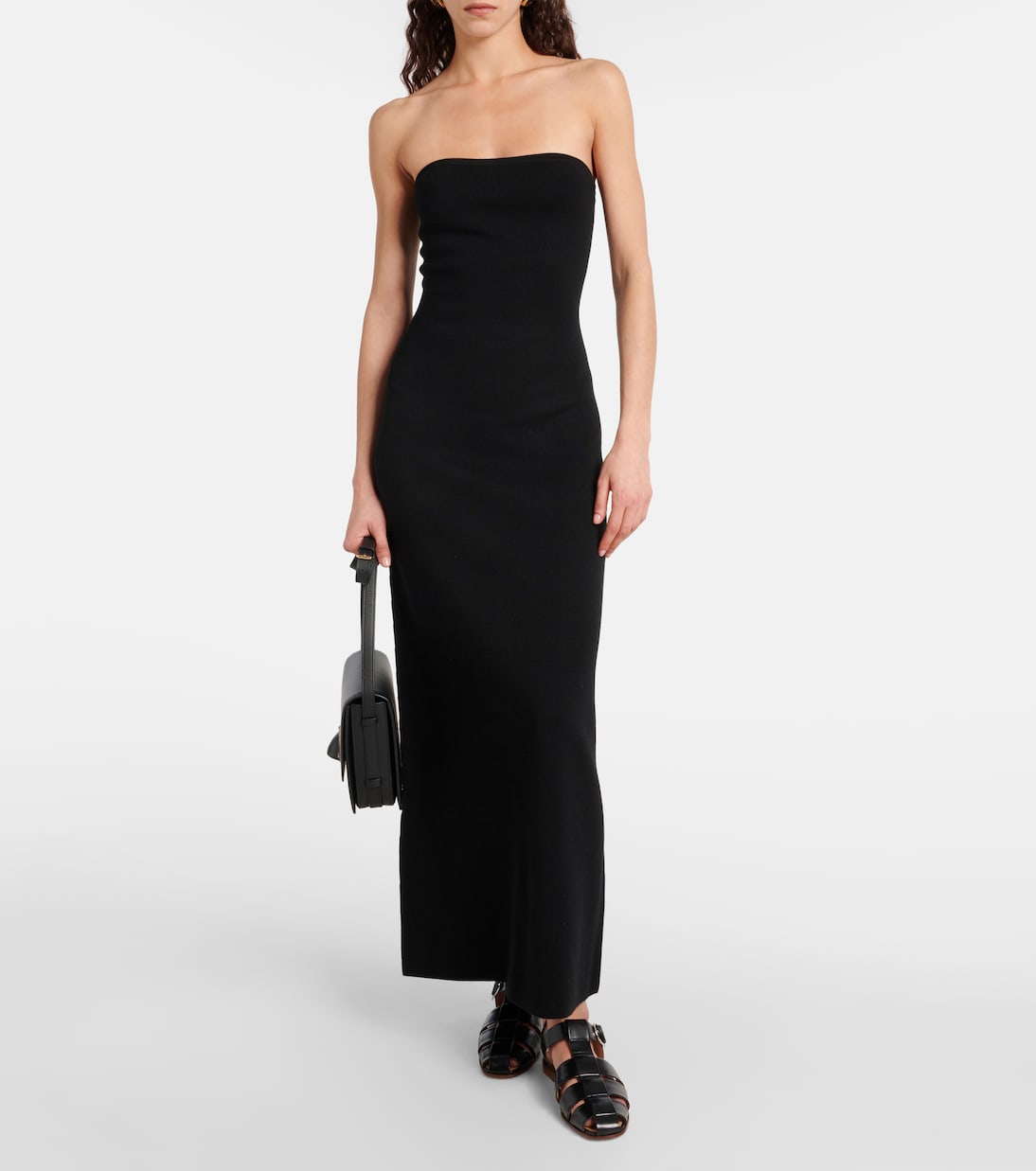 Robe longue Calderon en laine, soie et cachemire  | Gabriela Hearst