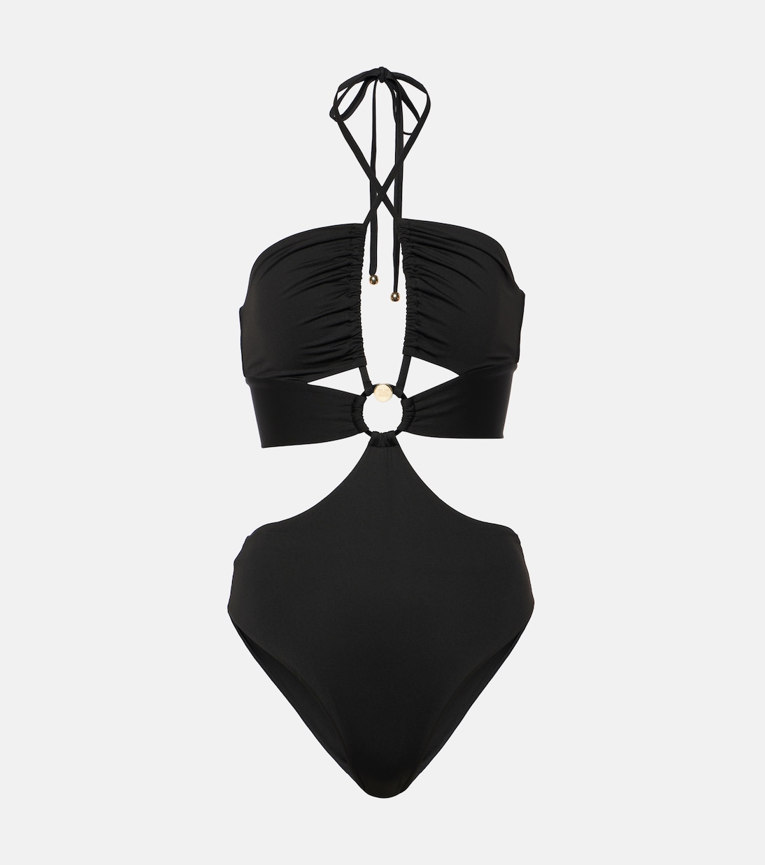 Cutout halterneck swimsuit | Max Mara