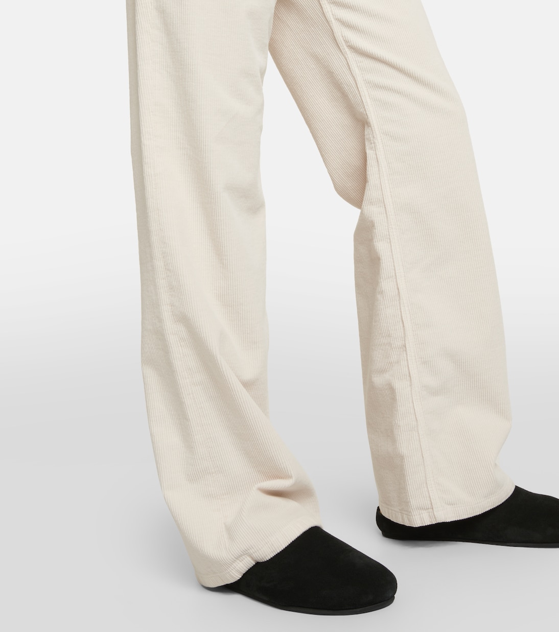 Pantalones flared Dan de pana de algodón | The Row