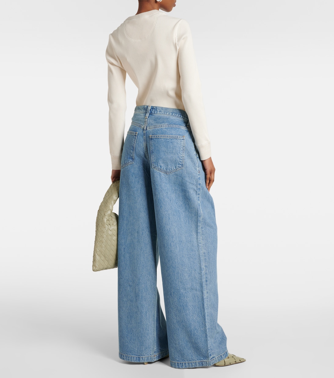 Ellis mid-rise wide-leg jeans | Agolde
