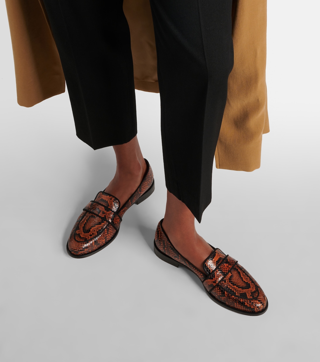 Mocassini Martin in pelle stampata | Aquazzura