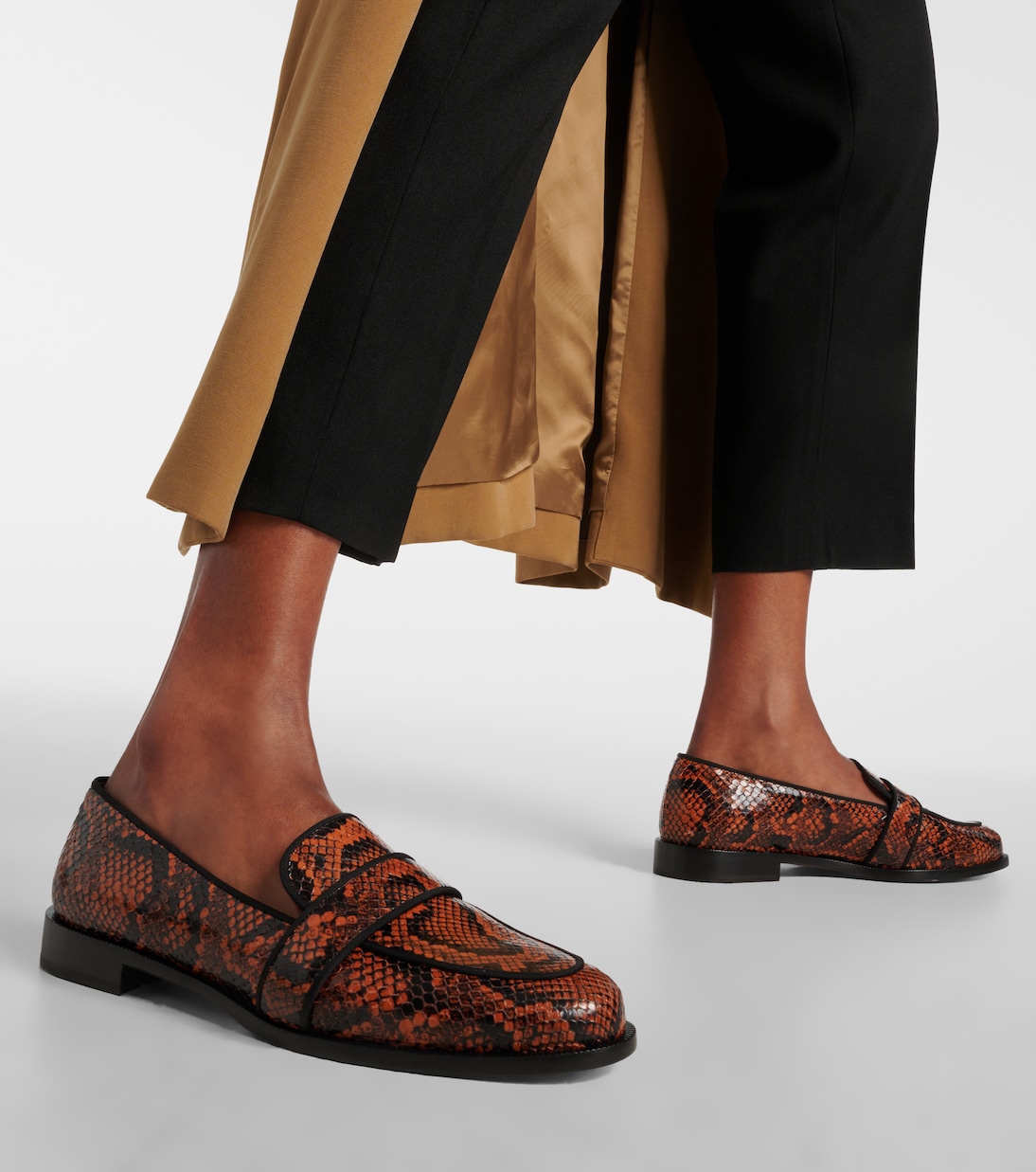 Mocassini Martin in pelle stampata | Aquazzura