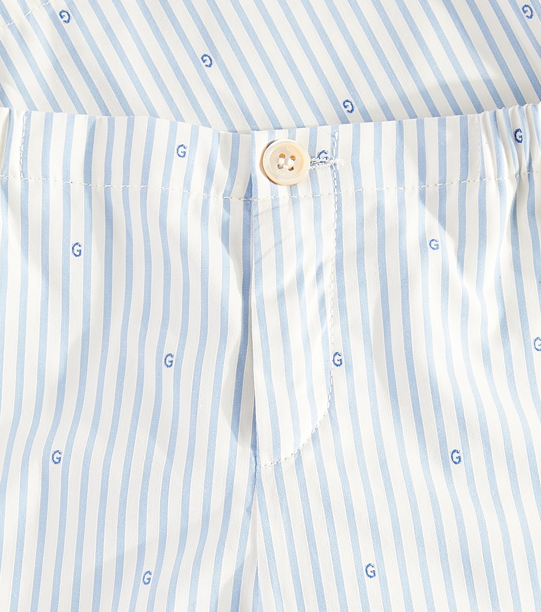 Bermuda GG rayé en coton | Gucci Kids