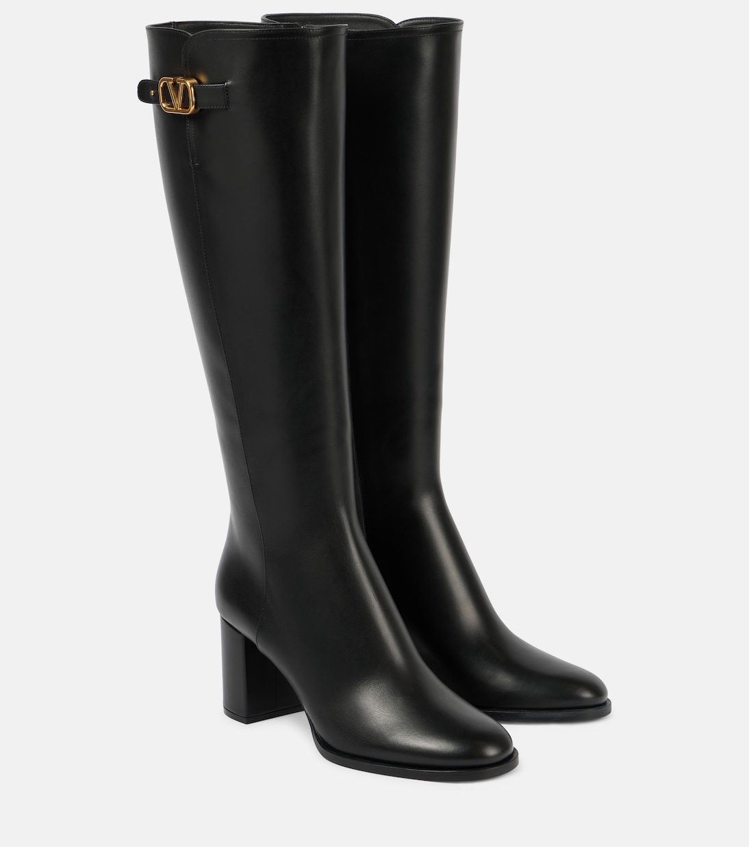 Bottes VLogo Signature en cuir | Valentino Garavani