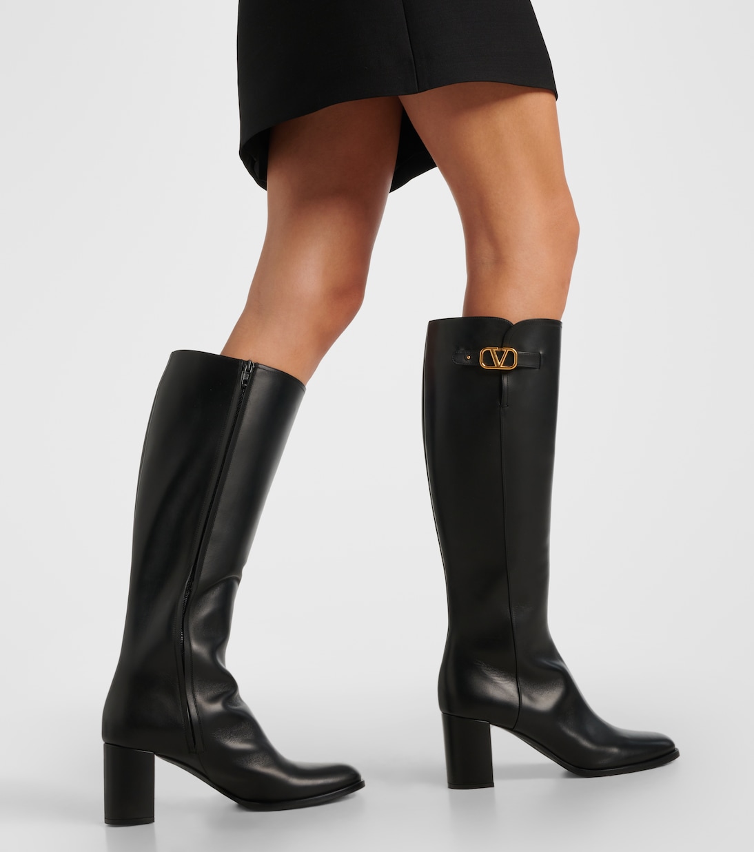 Bottes VLogo Signature en cuir | Valentino Garavani