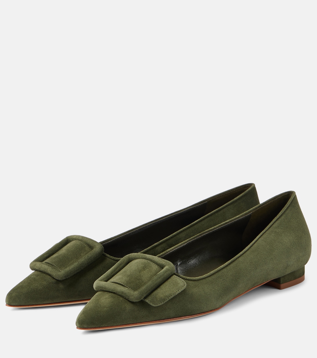 Ballerine Maysaleflat in suede | Manolo Blahnik